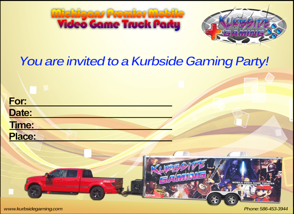 Kurbside Gaming Truck Invite